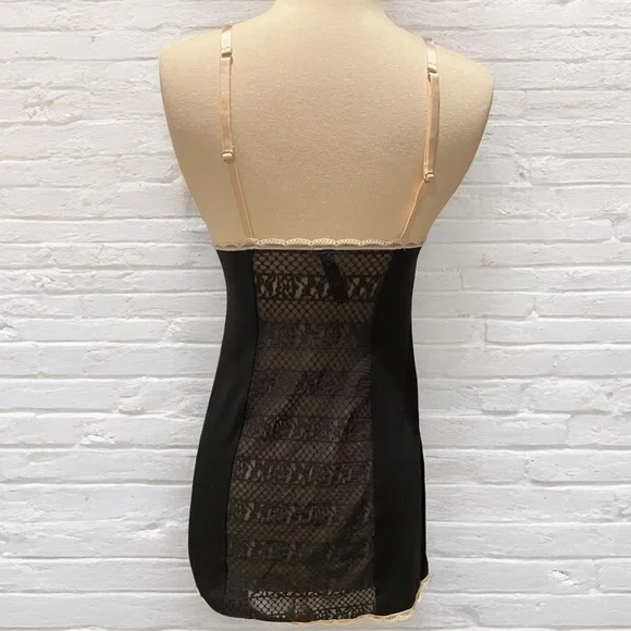 Elegant Black Lace Slip Dress - Picture 3 of 6